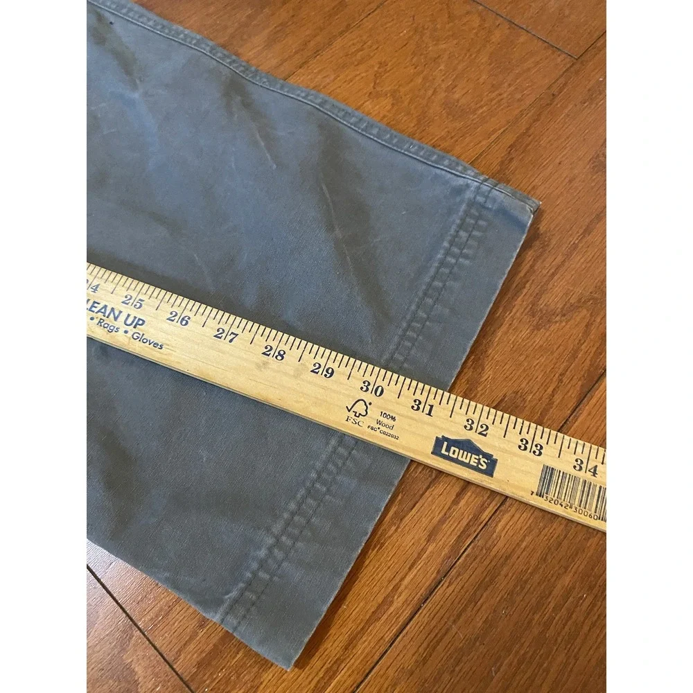 The North Face Olive Green Convertible Hiking Pants Size XL Canvas Rugged Nice‎